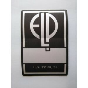 ELP Backstage Pass Original '98 Concert Tour Prog Rock Music Emerson Lake Palmer